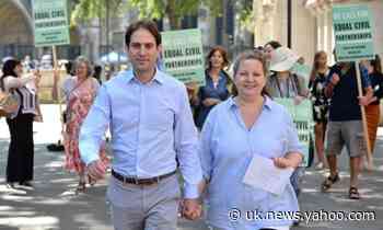 'This is how you get hitched as a feminist': mixed-sex civil unions to begin