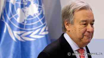 UN chief says world about to hit 'point of no return' on climate change