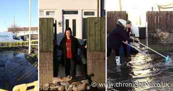 Residents fury with Northumbrian Water after burst water main floods homes