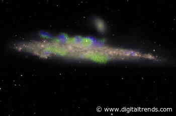 Researchers track a cosmic whale to learn about galaxies’ magnetic fields
