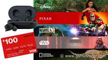 Hurry - get a free year of Disney Plus and your choice of Samsung Galaxy Buds or a $100 Visa card this Cyber Monday