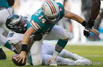 Dolphins take lead but lose Kalen Ballage to injury