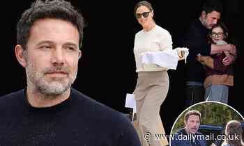 Jennifer Garner and Ben Affleck put on a united front at church on daughter's birthday