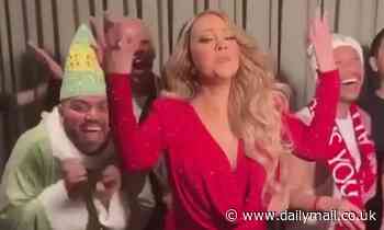 Mariah Carey lip-syncs All I Want For Christmas Is You with festive pals in fun video