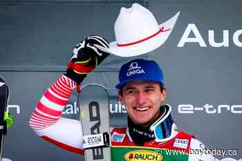 Mayer breaks into World Cup winner's circle in super-G at Lake Louise