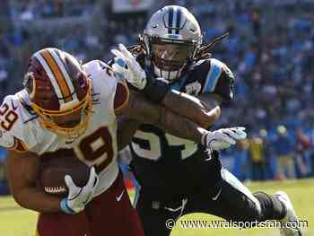 Guice, Peterson run over Panthers, Redskins win 29-21