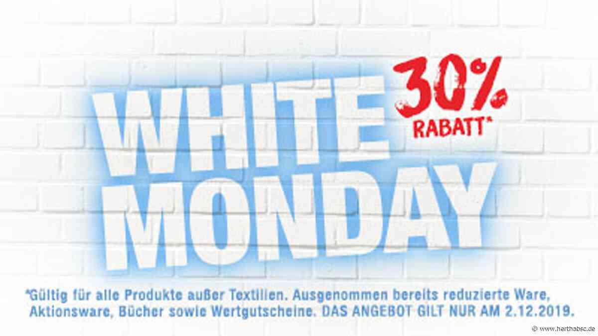Rabattaktionen am 'White Monday'