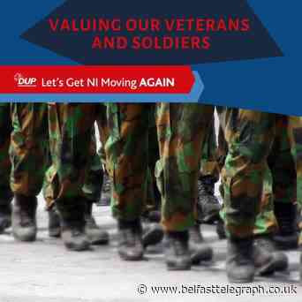 Did DUP have wrong army in campaign photo?