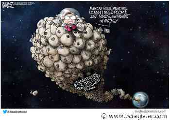 Bags and bags of money: Political Cartoons
