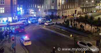 Watch as 'police detain youths' who were 'fighting' in Croydon town centre