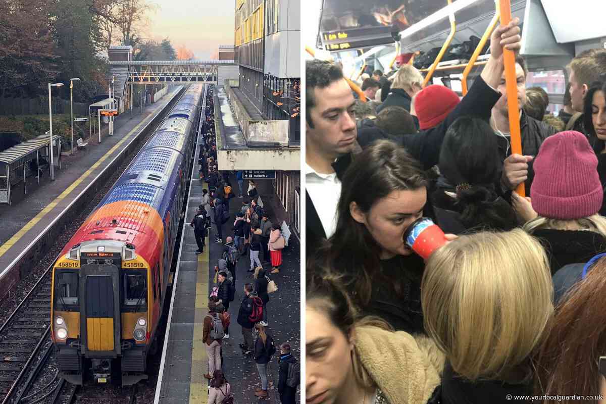 Misery for SWR passengers as union starts 27-day strike in train guards row