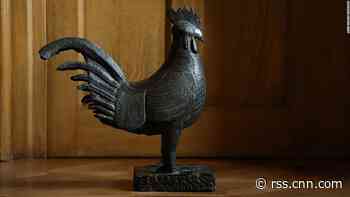 A bronze cockerel stolen in the 19th century to be returned to Nigeria