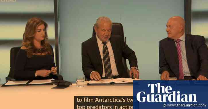 You're hired! Why Attenborough should narrate The Apprentice