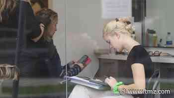Felicity Huffman Hits the Salon, Daughter Sophia Hits the Books