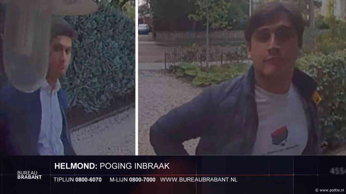 Helmond - Gezocht - Poging woninginbraak