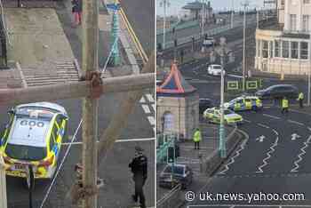 Car hits three people during brawl on Brighton seafront