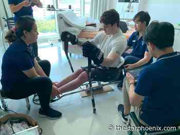 'Shocked and excited': Injured Bronco Ryan Straschnitzki at 'loss for words' over effect of spinal surgery