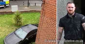 Man admits ploughing his Mercedes through a garden wall and into a house in Newcastle's West End