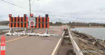 N.B. to install temporary bridge in Cap-Pelé after original damaged by Dorian