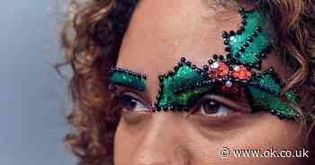 UK's first festive brow bar gives you free sparkly Christmas eyebrows