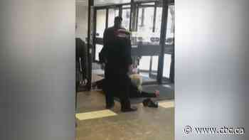 Facebook video shows altercation between senior and security at Saskatoon bank