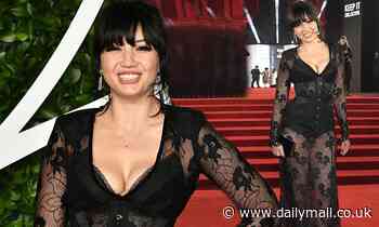 British Fashion Awards 2019: Daisy Lowe wears satin corset