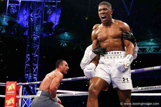 The Hard Earned Education Of Anthony Joshua