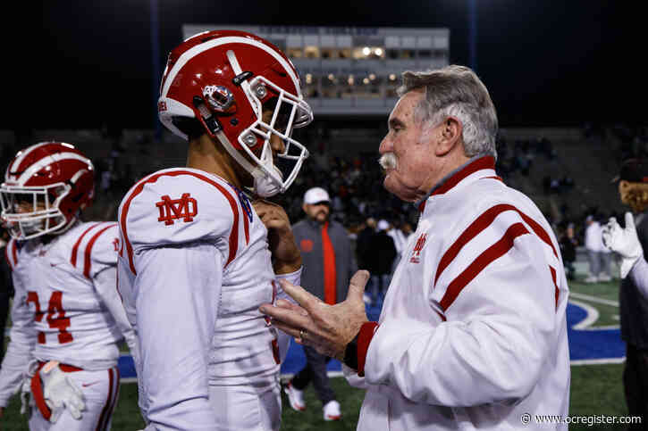 Football notes: Mater Dei’s Rollinson calls loss to St. John Bosco extra painful because of his team’s character