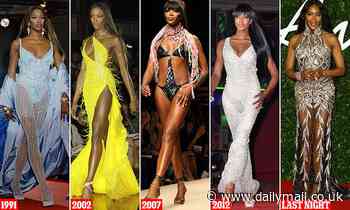 Naomi Campbell is feted by the fashion industry after 30 years, just what IS her ageless secret?