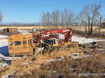 Students in hospital following school bus collision in Smoky Lake, Alta.