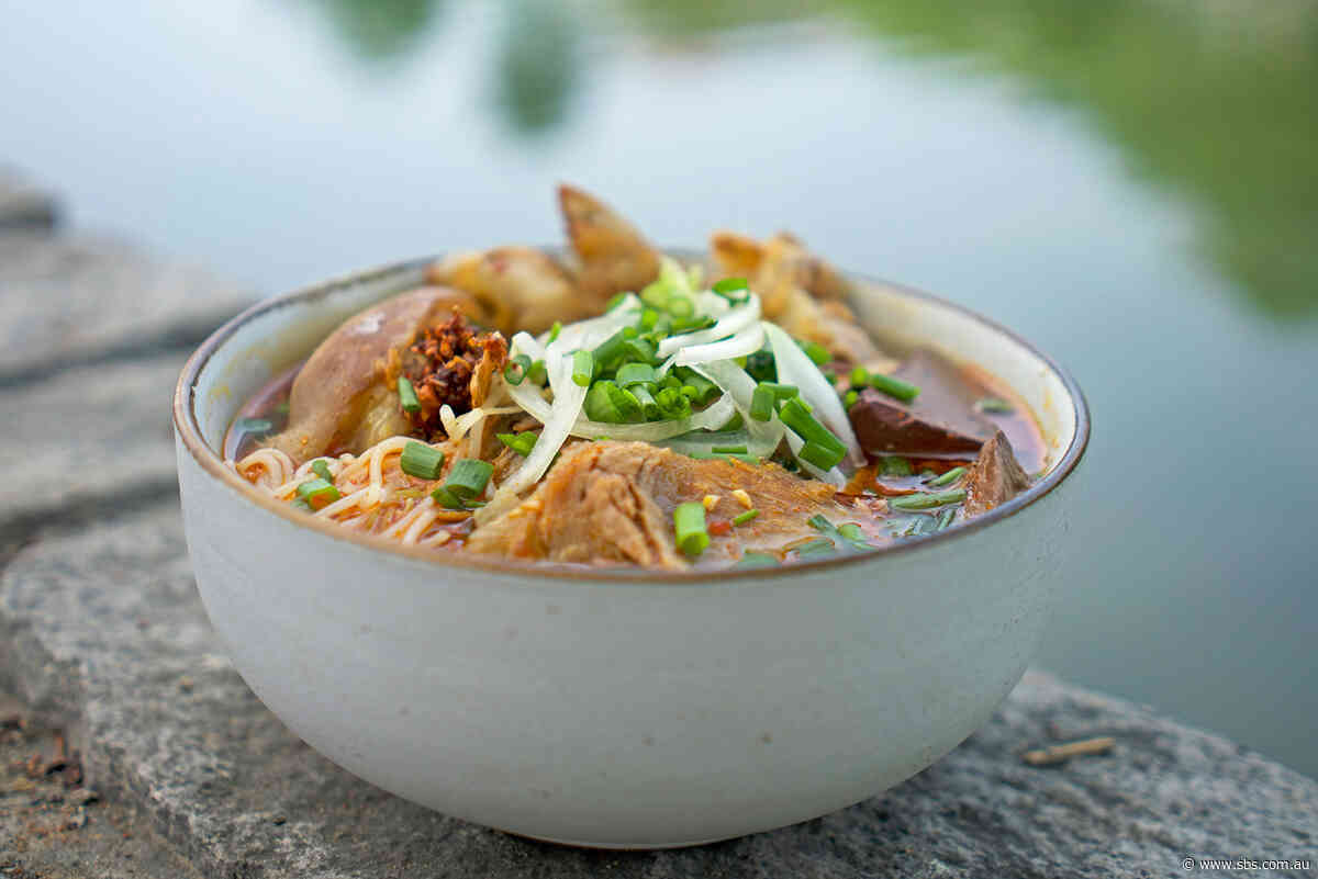 Hue beef noodle soup (Bún bò Huế)