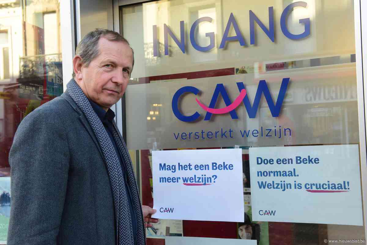 Medewerkers CAW De Kempen betogen in Brussel tegen besparingen op welzijn