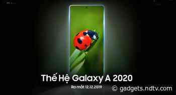 Samsung Teases Galaxy A-Series (2020) Launch on December 12
