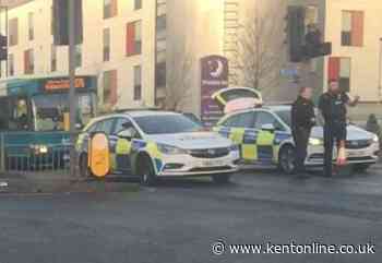 Hunt for driver after crash