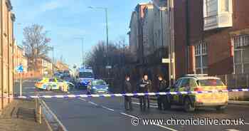 First footage from the scene after pedestrian hit by vehicle in Chester-le-Street