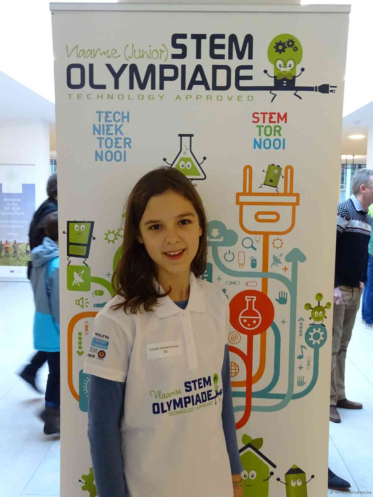 Brons voor Estelle Vanstechelman op Vlaamse Junior STEM Olympiade