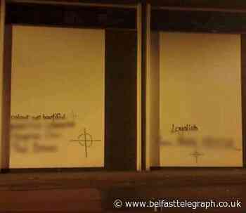 Death threat graffiti against prison officers appears in Derry