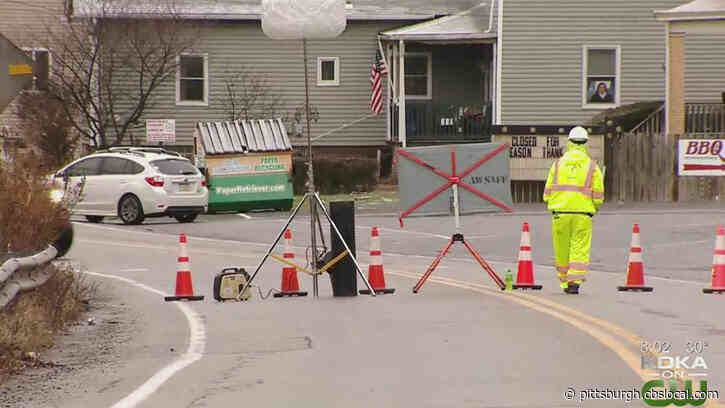 Water Main Break Shuts Down Busy Collier Twp. Road