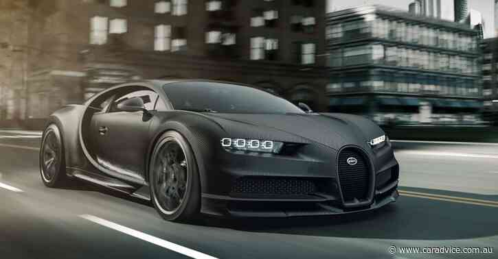2020 Bugatti Chiron Noire: Limited-run hypercars revealed