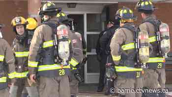 Woman found unconscious during apartment fire airlifted with serious injuries