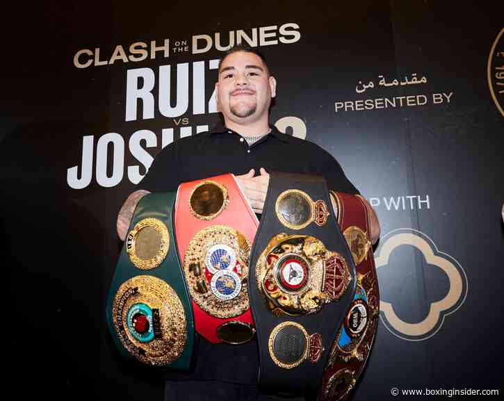 Andy Ruiz Believes He Can Stop Joshua “Even Faster”
