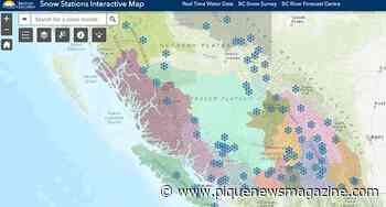 You can use this interactive map to see how much snow is falling in B.C.