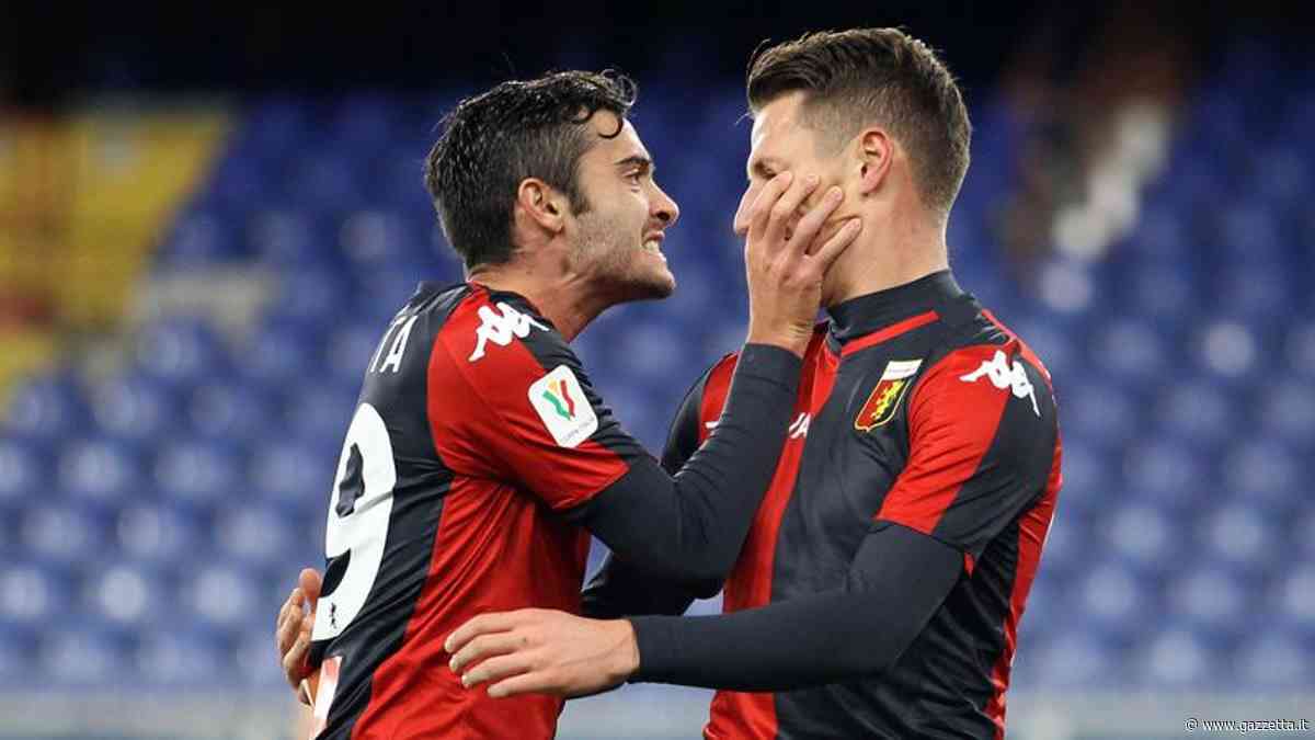 Coppa Italia, Genoa-Ascoli 3-2: gol di Pinamonti, Beretta e Criscito
