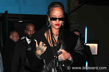 See Rihanna's Chic, All-Black Ensemble at Fenty Afterparty in London
