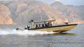 William takes speedboat ride in area where shipping has been targeted by Iran
