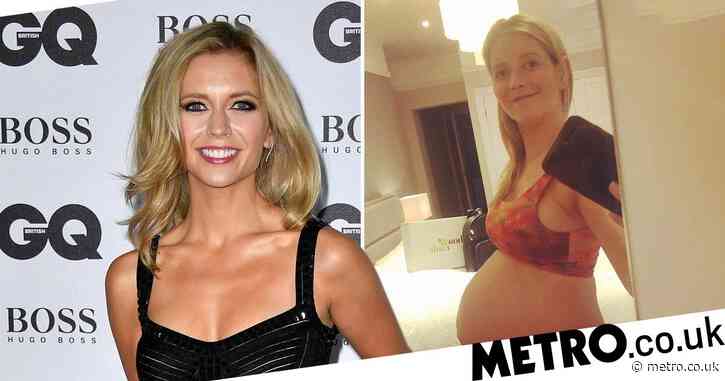 Rachel Riley shows off her baby bump and excitedly reveals bundle of joy is expected this month