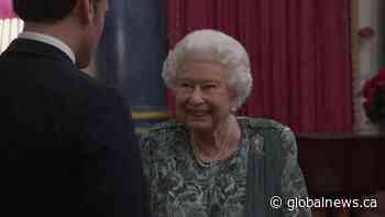 Queen Elizabeth welcomes NATO world leaders at Buckingham Palace