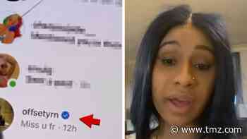Cardi B Claims Hack Responsible for Offset's 'Miss u' DM to Tekashi69's GF