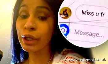 Cardi B insists Offset's Instagram was 'hacked' after his 'fling' Jade shares DM from rapper 