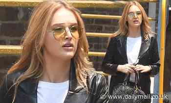 Liam Hemsworth's 'girlfriend' Maddison Brown, 22, arrives at a photo shoot